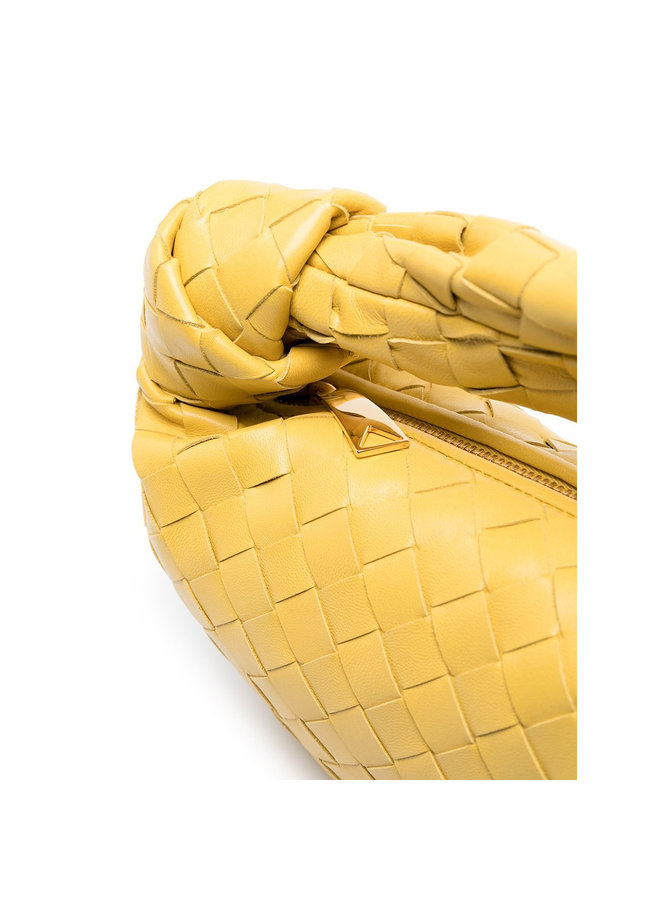 Mini Jodie Bag in Intrecciato Leather in Buttercup