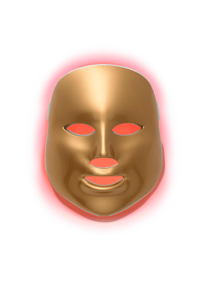 Light-Therapy Golden Facial Treatment Device