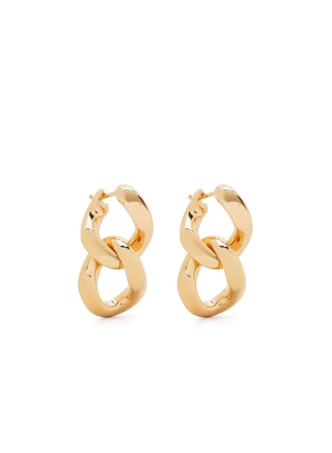 Chain Drop Earrings in Gold