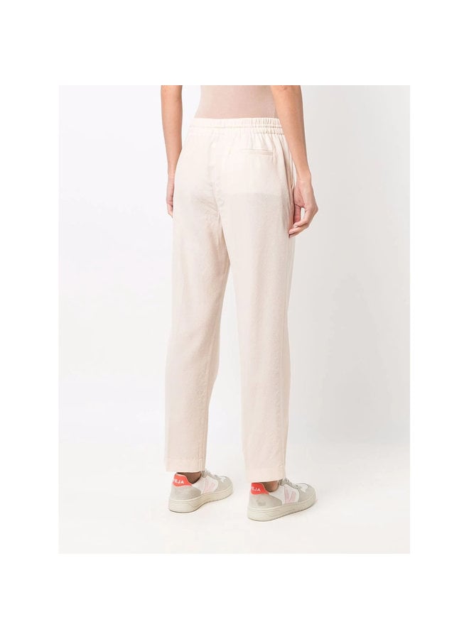 Drawstring Casual Pants in Beige