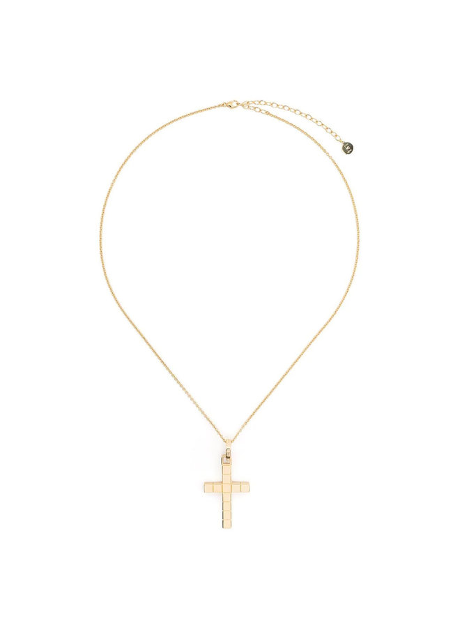 Signore Cross Necklace in Gold