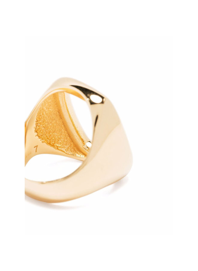 Large Toy Signet Ring in Gold