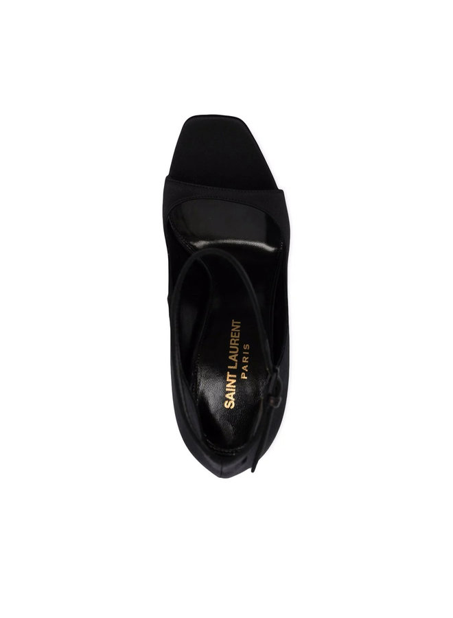 High Heel Opyum Sandals in Black