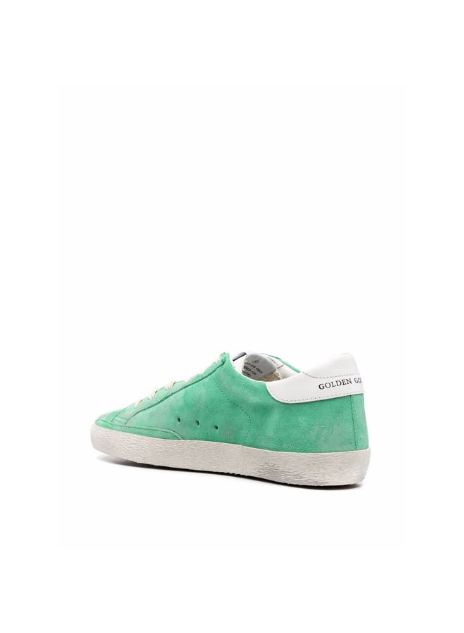 Superstar Low Top Sneakers in Aqua Marine