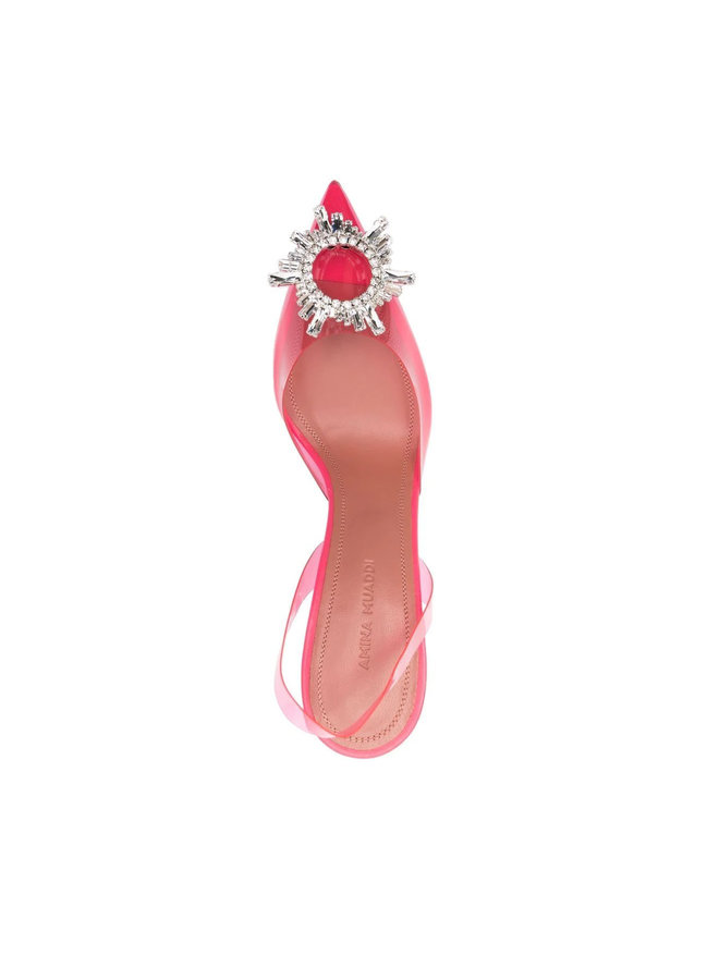 Begum Slingback Pump in PVC in Pink