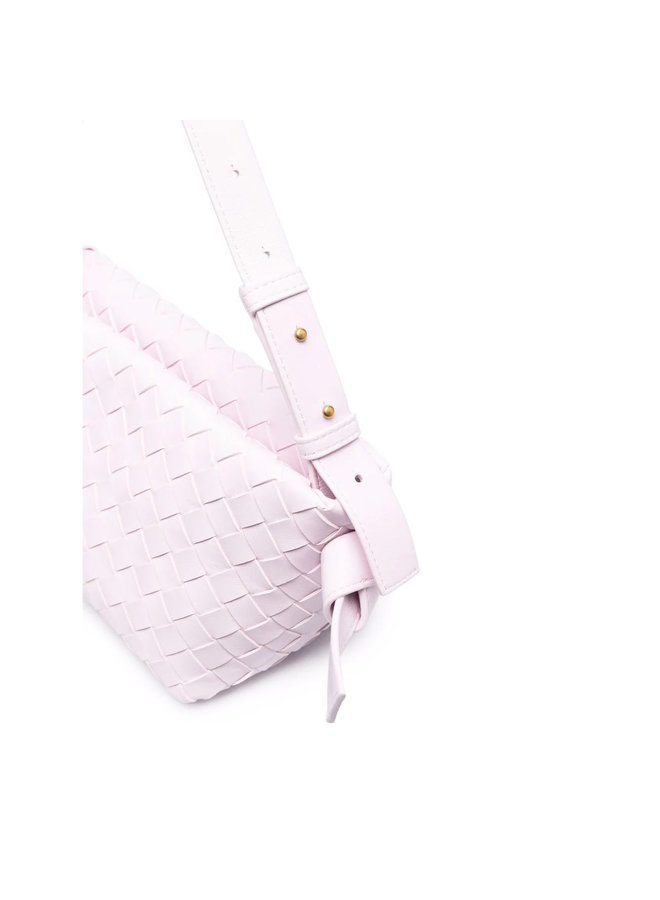 Tie Shoulder Bag in Light Pink