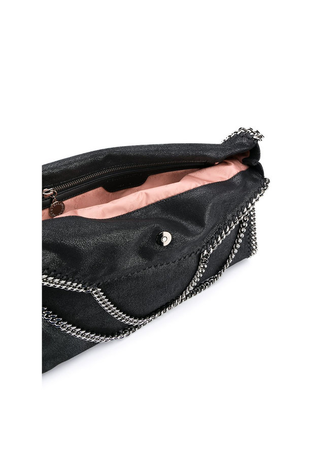 3Chain Falabella Shoulder Bag in Black/sSilver