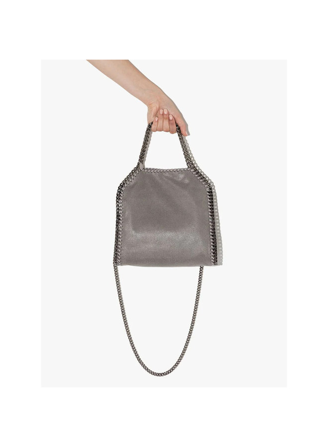 Falabella Mini Tote Bag in Grey/Silver