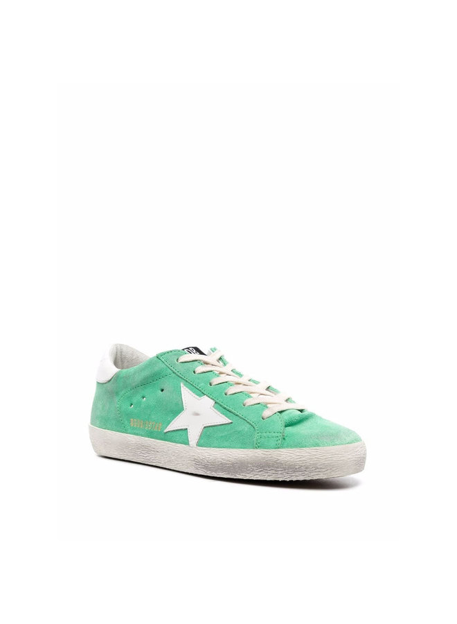 Superstar Low Top Sneakers in Aqua Marine