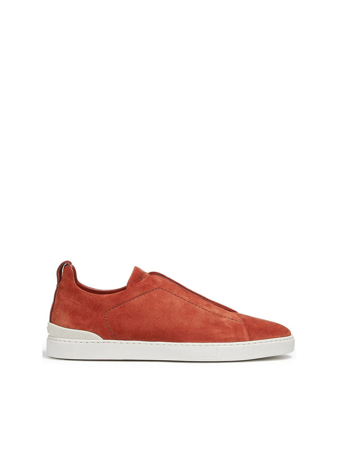 Couture XXX  Triple Stitch Sneakers in Rust
