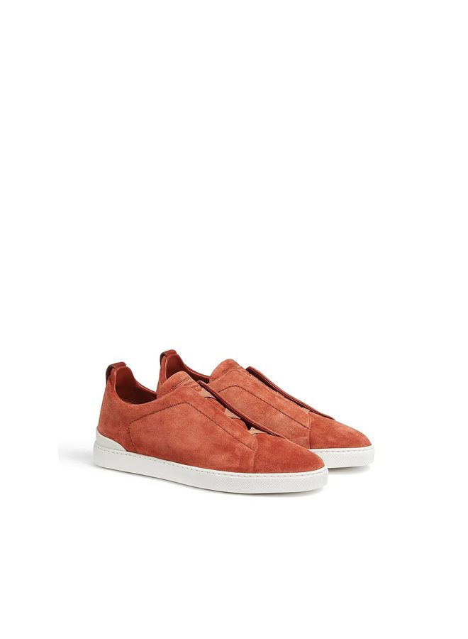 Couture XXX  Triple Stitch Sneakers in Rust