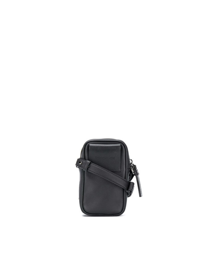 Multi-Pocket Messenger Bag in Black