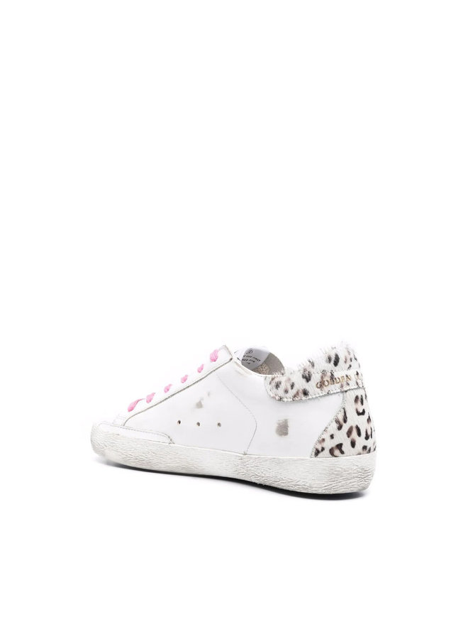 Superstar Low Top Sneakers in White/Silver