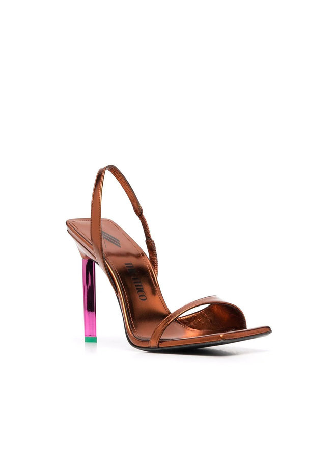 High Heel Sandals in Copper