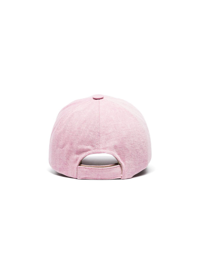 Logo Baseball Cap in Light Pink