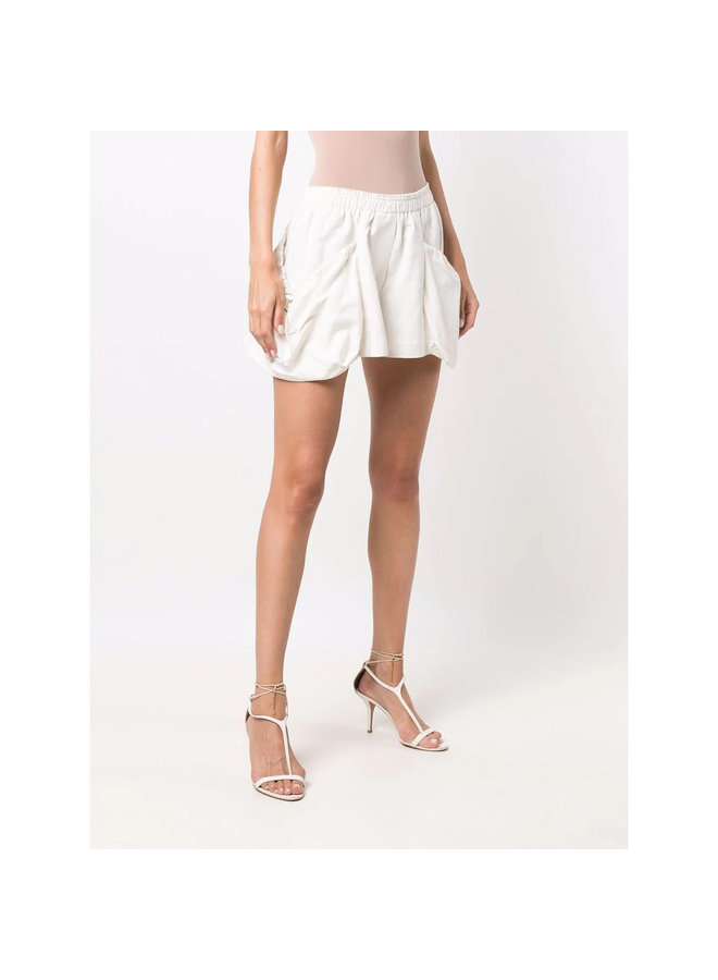 Baggy Pocket Shorts in  Cream