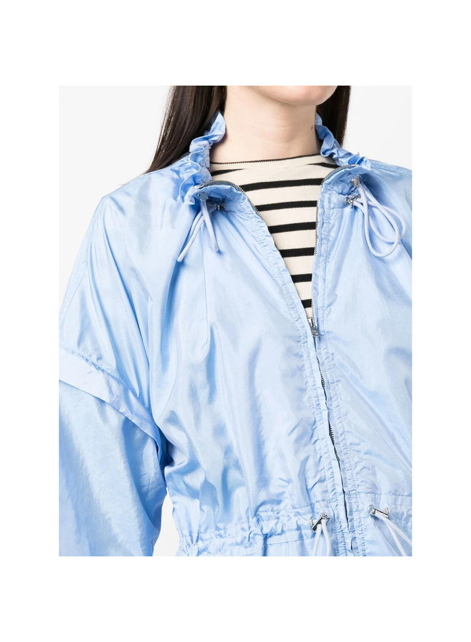 Oversized Outwear Jacket in Light Blue