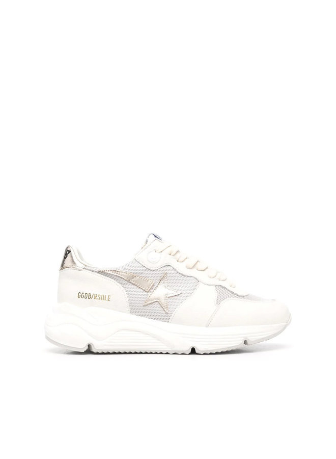 Running Sole Low Top Sneakers in White