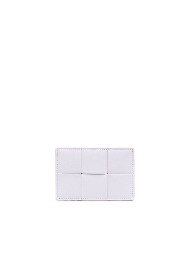 Maxi Intrecciato Card Holder in Light Purple