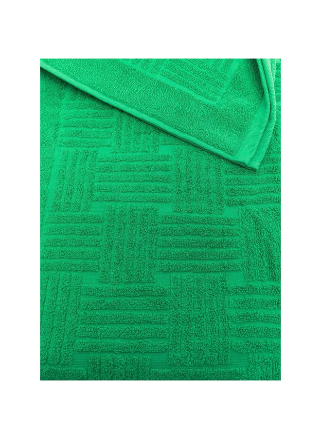 Intrecciato Towel in Green