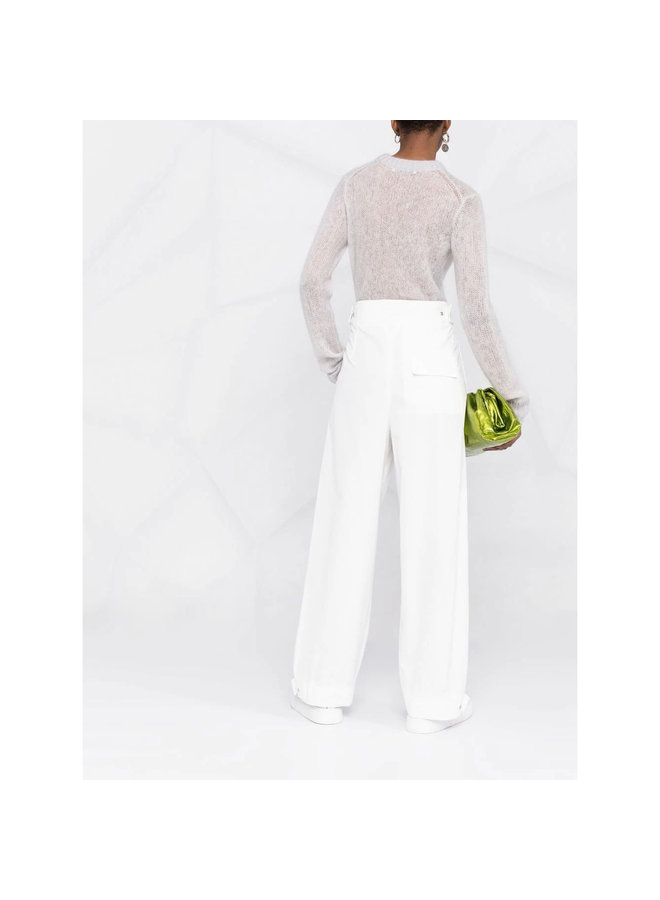 Wide Leg Pants in White