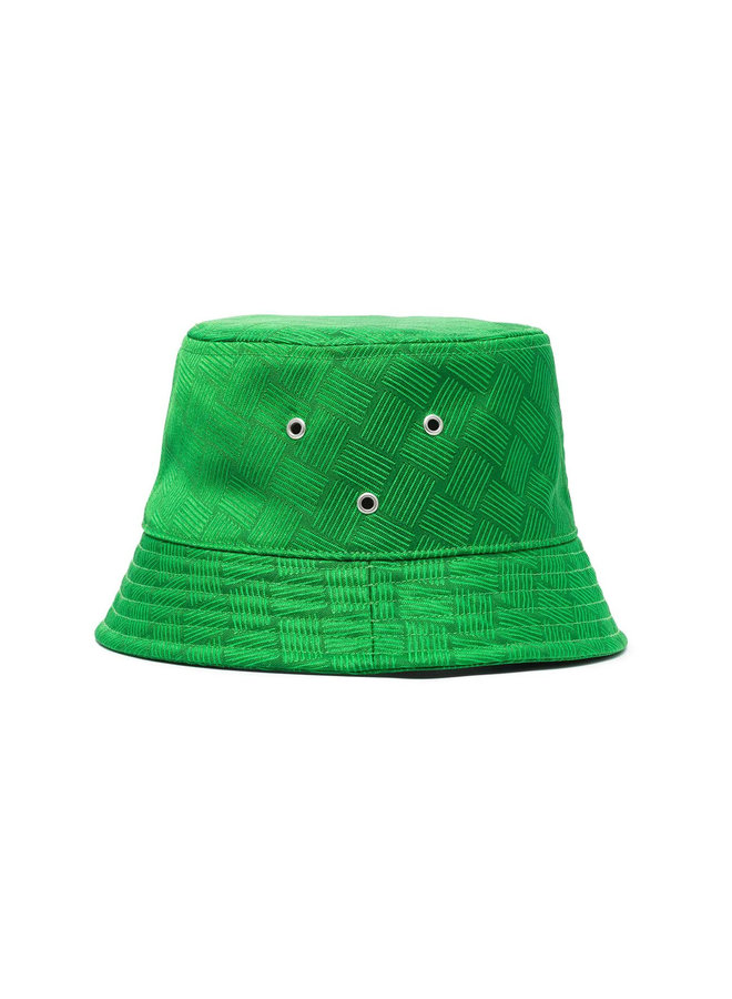 Intrecciato Print Bucket Hat