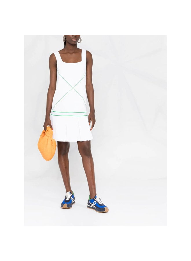 Mini Tennis Dress in White