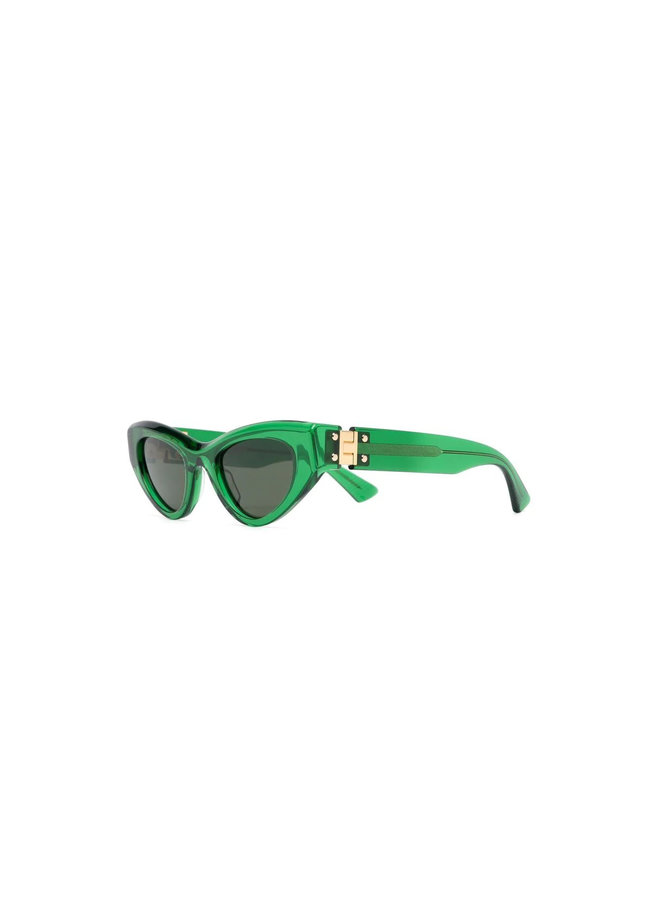 Round Frame Sunglasses in Green