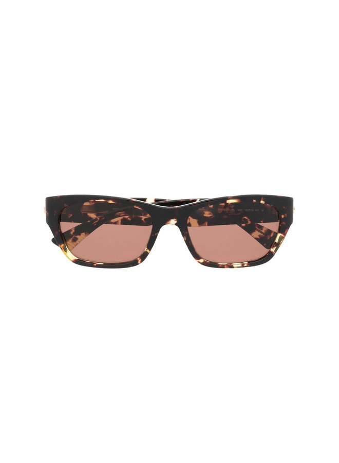 Square Frame Sunglasses in Brown