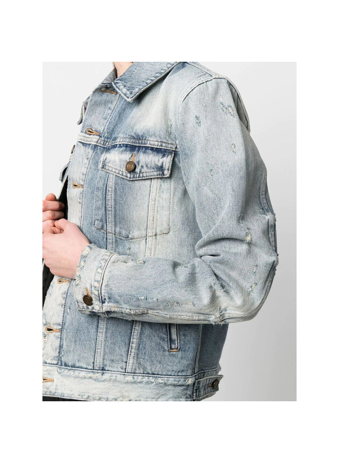 Long Sleeve Denim Jackets in Hilton Sky Blue