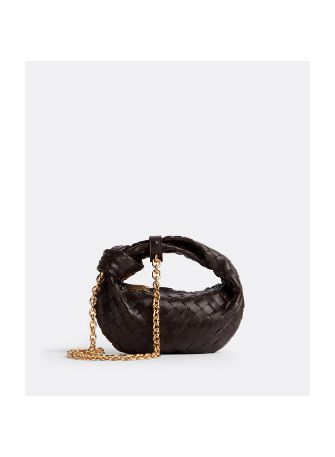 Mini Jodie Bag with Detachable Chain in Brown