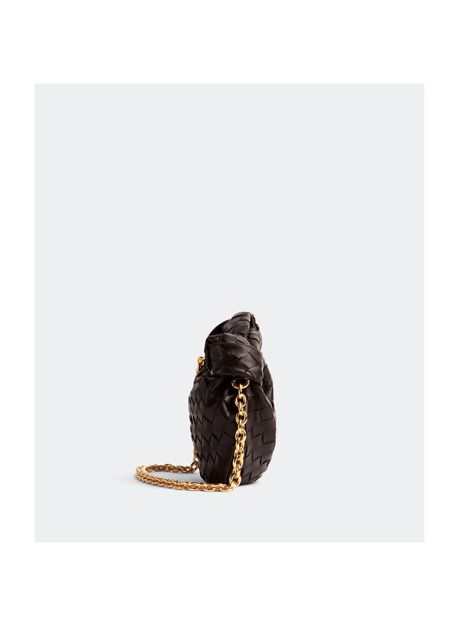 Mini Jodie Bag with Detachable Chain in Brown