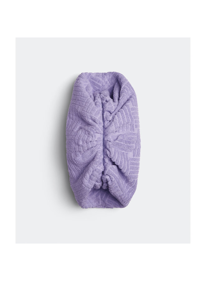 The Pouch Towel Clutch Bag in Light Purple