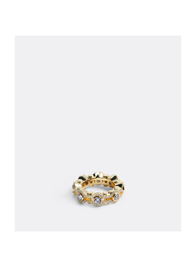 Ring with stones in Gold