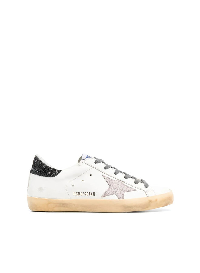 Superstar Low Top Sneakers in White/Black