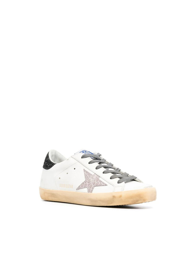 Superstar Low Top Sneakers in White/Black