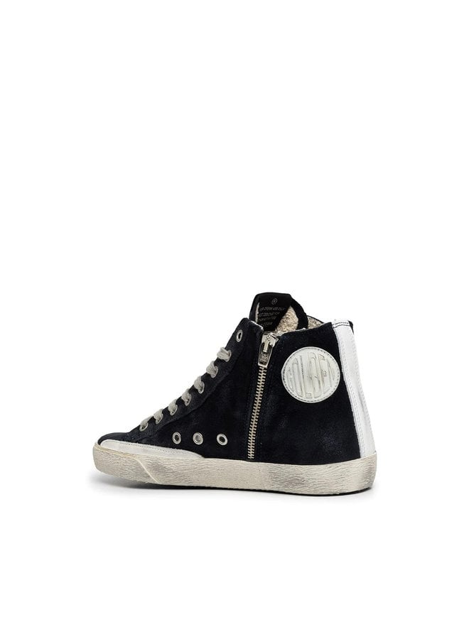 Francy High Top Sneakers in Navy Blue