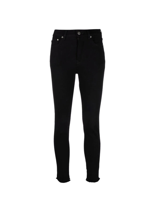 High Waisted Skinny Jeans in Black