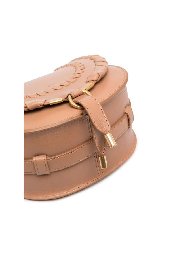 Small Marcie Crossbody Bag in Light Tan