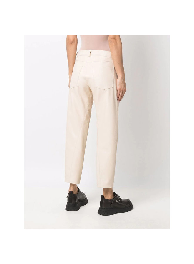 Straight Leg Pants in Off White