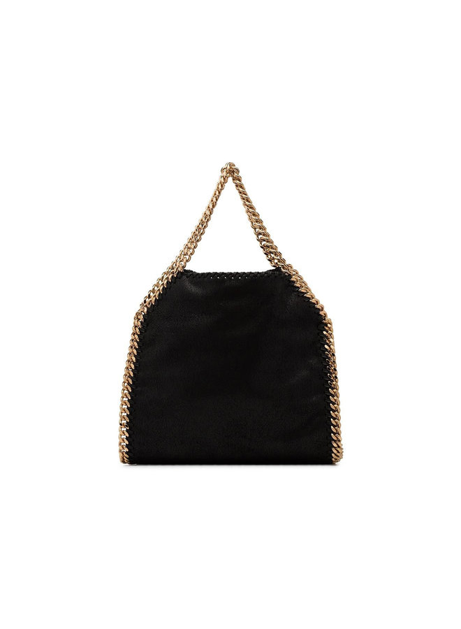 Falabella Mini 3 Chain Shoulder Bag in Black/Gold