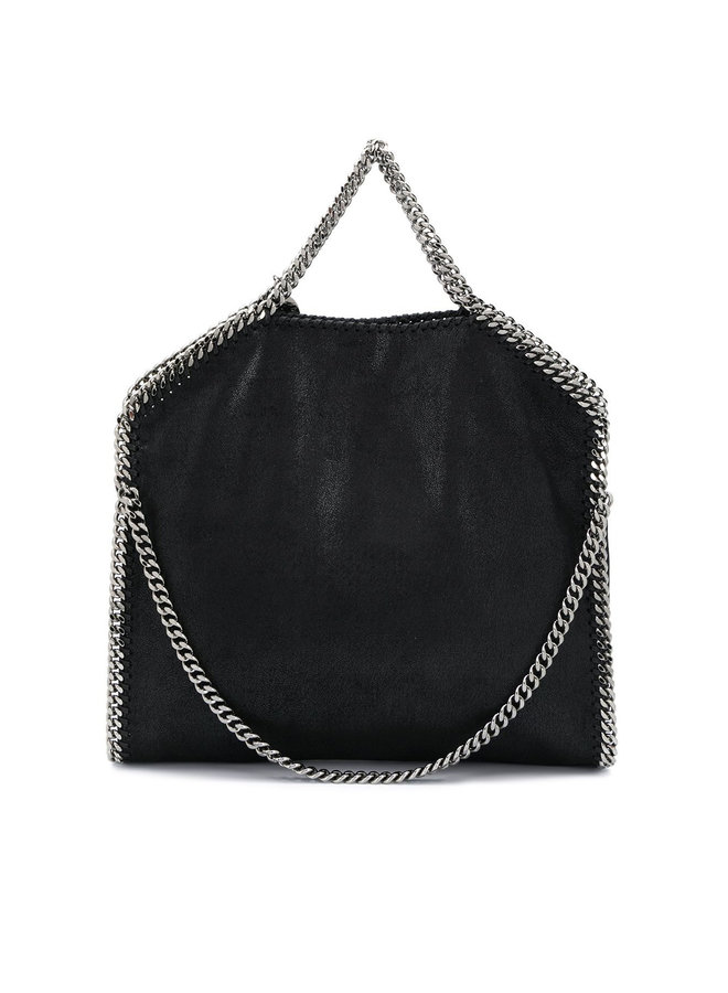 Falabella 3 Chain Shoulder Bag in Black/Silver