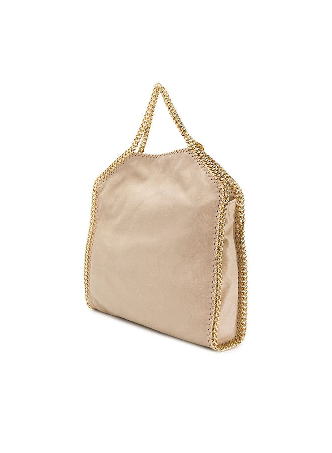 Falabella 3 Chain Shoulder Bag in Cream/Gold