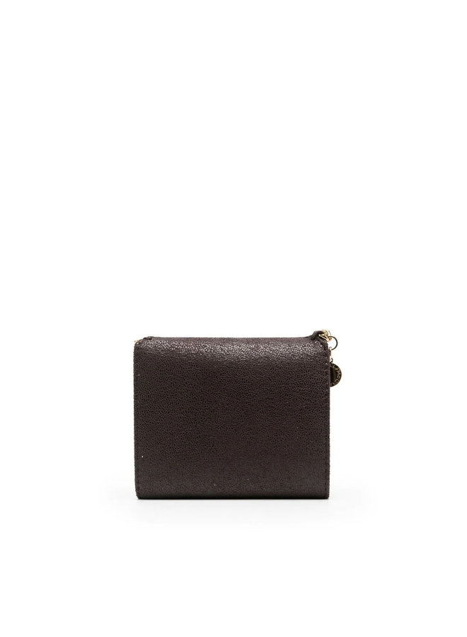 Falabella Small Flap Wallet in Brown