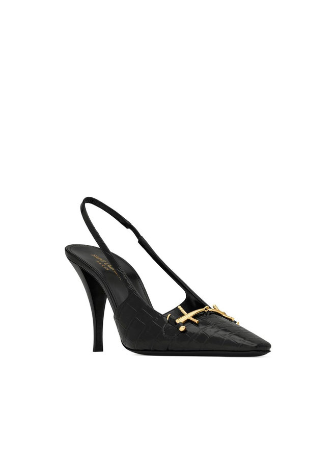 Tom Slingback Pumps in Black