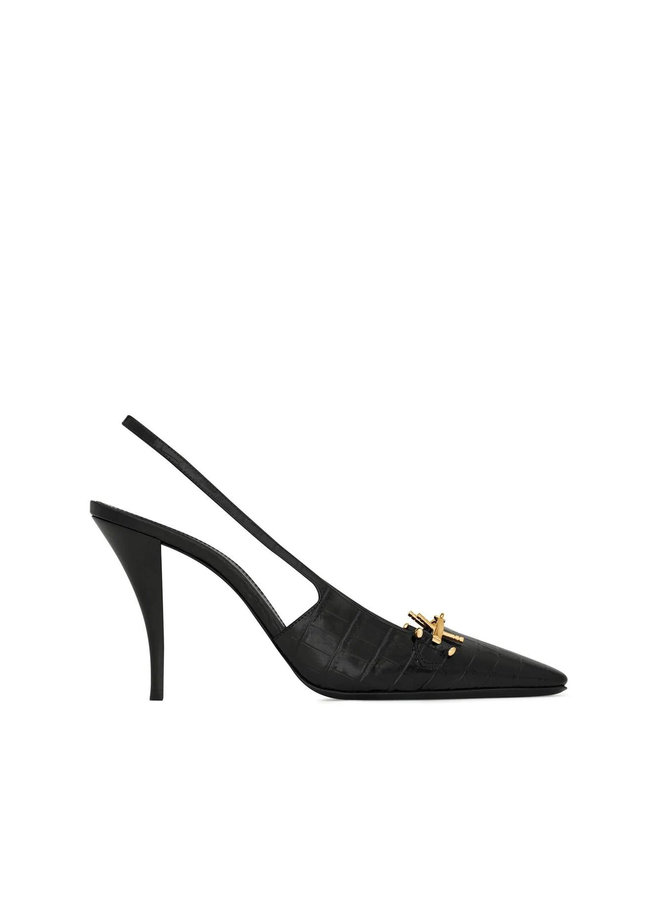 Tom Slingback Pumps in Black