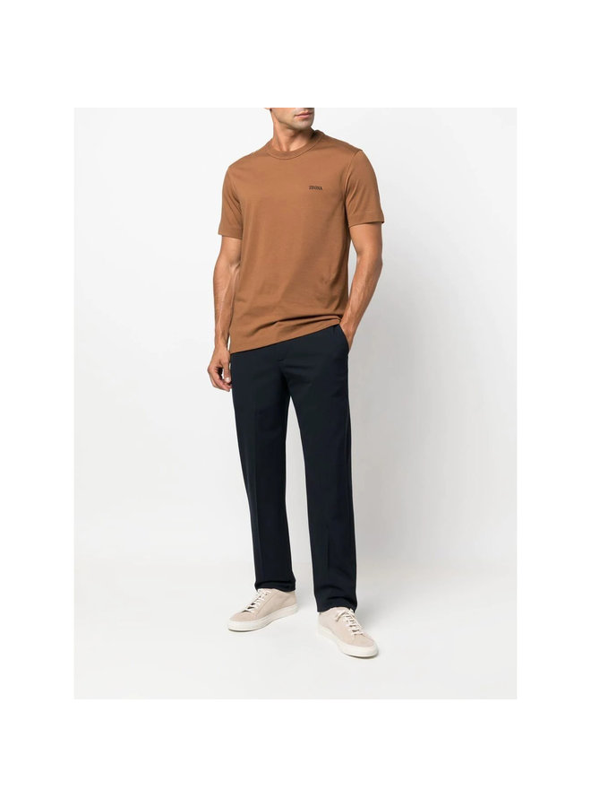 Logo Crew Neck T-Shirt in Vicuna