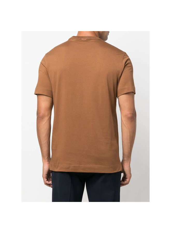 Logo Crew Neck T-Shirt in Vicuna