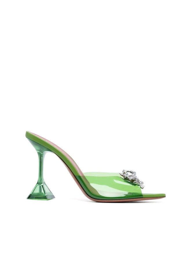 Rosie High Heel Mule in Green