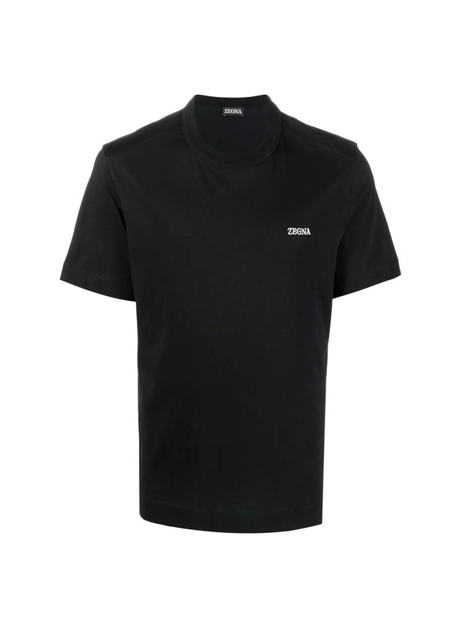 Logo Crew Neck T-Shirt in Black